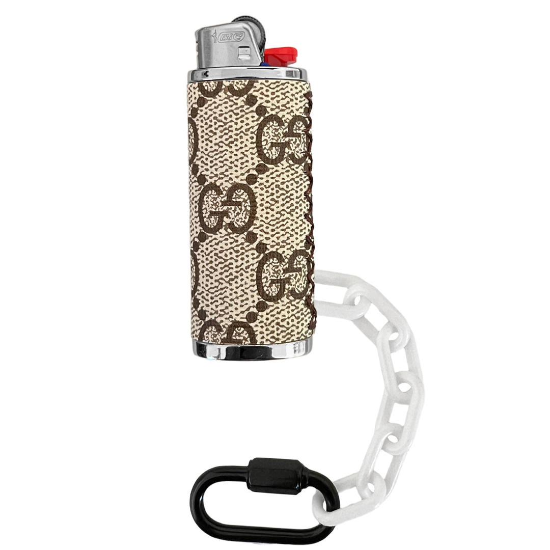 Tan GG Lighter Case