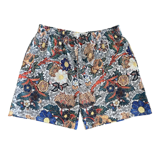 Floral Mesh Shorts