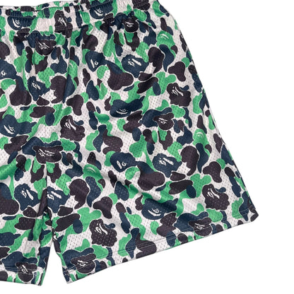 Green ape Camo Mesh Shorts